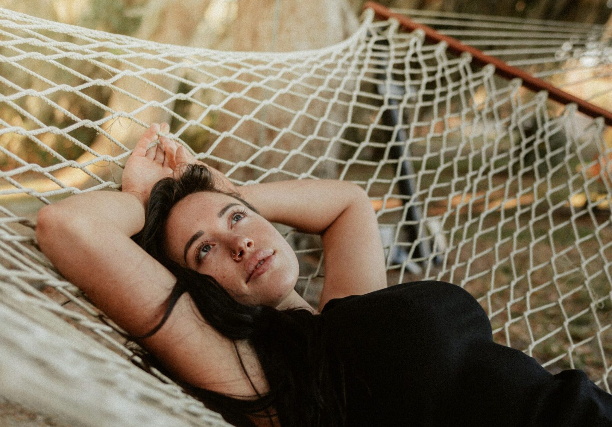 women in hammock at long term rehab in treasure island fl